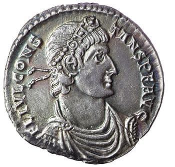 obverse of Constans RIC VIII 33