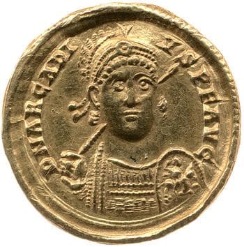 obverse of Arcadius RIC X 3