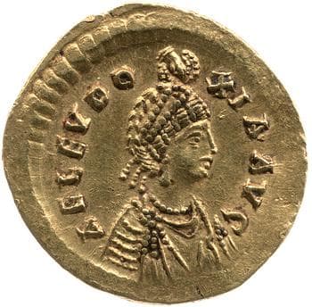 obverse of Theodosius II RIC X 290
