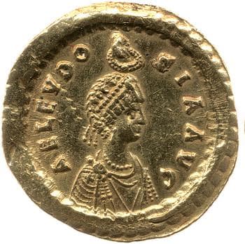 obverse of Theodosius II RIC X 262