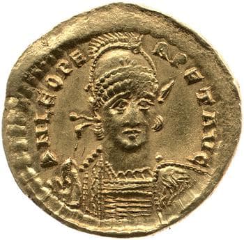 obverse of Leo I RIC X 617