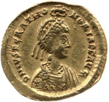 obverse of Valentinian III RIC X 2021