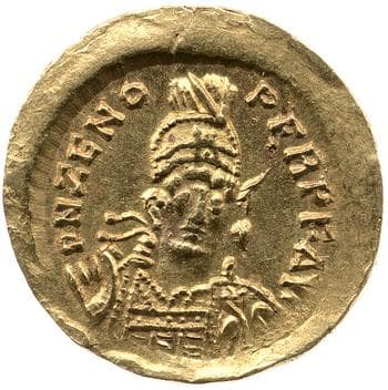 obverse of Zeno RIC X 3632