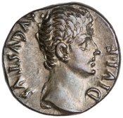 obverse of Augustus RIC I² 182