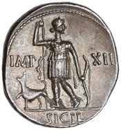 reverse of Augustus RIC I² 182