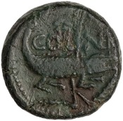 reverse of Augustus RIC I² 157