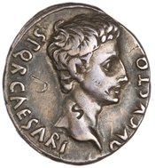 obverse of Augustus RIC I² 150A
