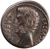 obverse of Augustus RIC I² 40B