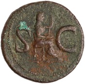 reverse of Tiberius RIC I² 72