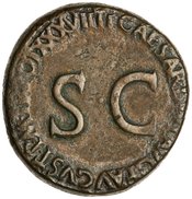 reverse of Tiberius RIC I² 63