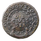 obverse of Tiberius RIC I² 57