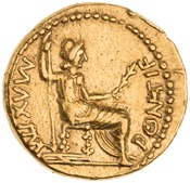reverse of Tiberius RIC I² 27