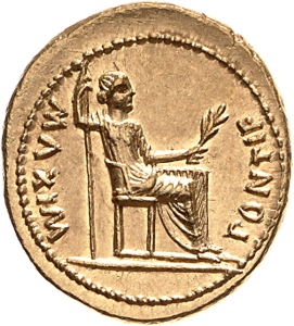 reverse of Tiberius RIC I² 25