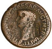 obverse of Claudius RIC I² 110
