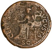 reverse of Claudius RIC I² 110