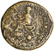 reverse of Claudius RIC I² 93