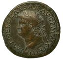 obverse of Nero RIC I² 587
