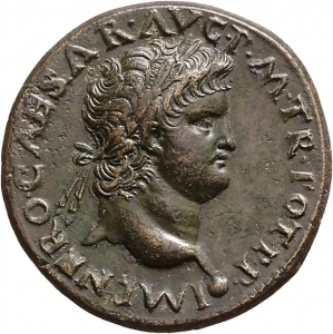 obverse of Nero RIC I² 577