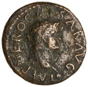 obverse of Nero RIC I² 550