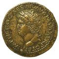 obverse of Nero RIC I² 525