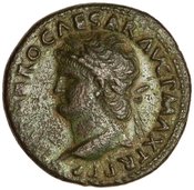 obverse of Nero RIC I² 519
