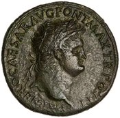 obverse of Nero RIC I² 494