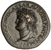obverse of Nero RIC I² 439