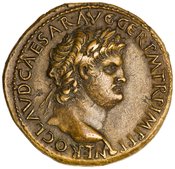 obverse of Nero RIC I² 406
