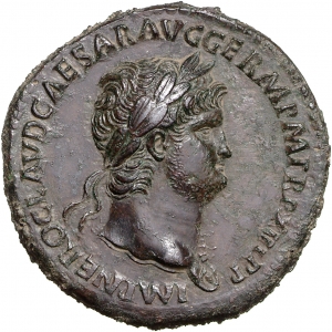 obverse of Nero RIC I² 358
