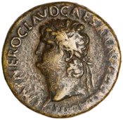 obverse of Nero RIC I² 324