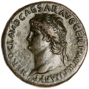 obverse of Nero RIC I² 265