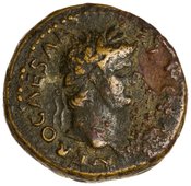 obverse of Nero RIC I² 227