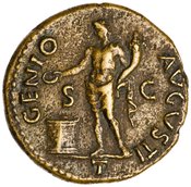 reverse of Nero RIC I² 215