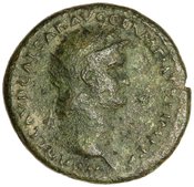 obverse of Nero RIC I² 190
