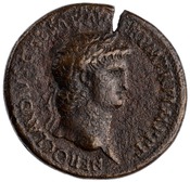obverse of Nero RIC I² 181