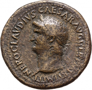 obverse of Nero RIC I² 173