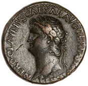 obverse of Nero RIC I² 148