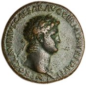 obverse of Nero RIC I² 135