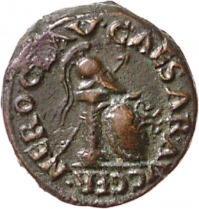 obverse of Nero RIC I² 129