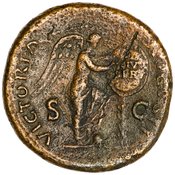 reverse of Vitellius RIC I² 123
