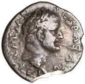 obverse of Vespasian RIC II 1401