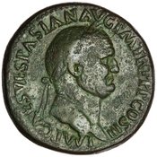 obverse of Vespasian RIC II 1136