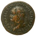 obverse of Vespasian RIC II 989