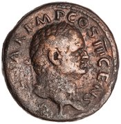 obverse of Vespasian RIC II 744