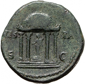 reverse of Vespasian RIC II 601