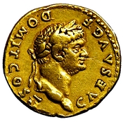 obverse of Vespasian RIC II 540