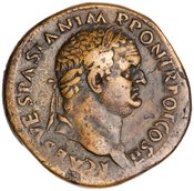 obverse of Vespasian RIC II 433
