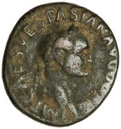 obverse of Vespasian RIC II 290