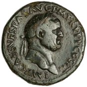 obverse of Vespasian RIC II 240