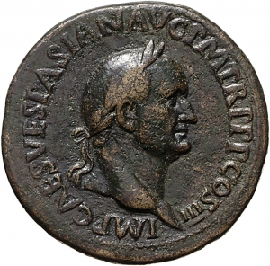 obverse of Vespasian RIC II 217